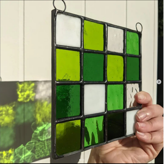 4 x 4 Square Panel - Green